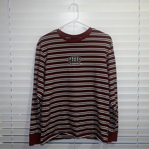 HUF STRIPED CREWNECK